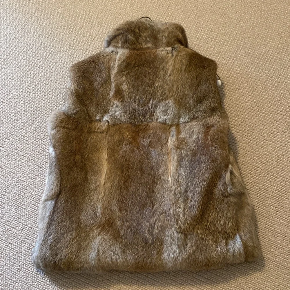 Tyler Boe Brown Fur Vest (new with tags!) - Picture 4 of 5